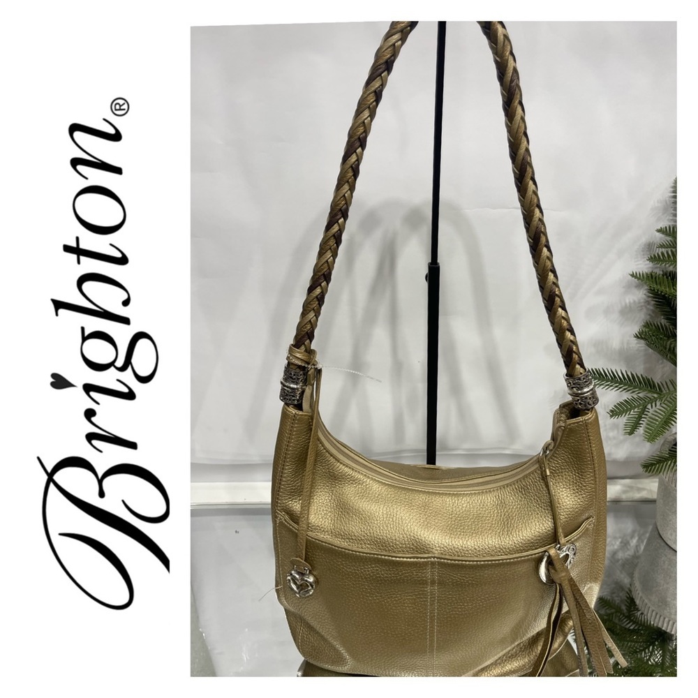 Brighton Gold leather Bag - Picture 2 of 8